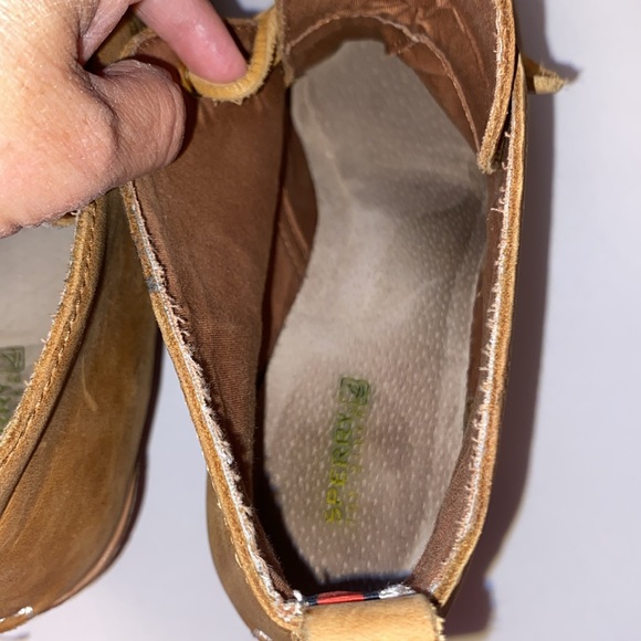 Sperry Leather Tie Wedges, Size 9 - Picture 5 of 8